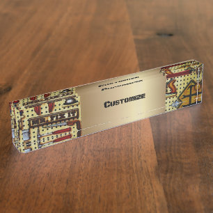 Mr. Fix It Handyman Tools Desk Name Plate