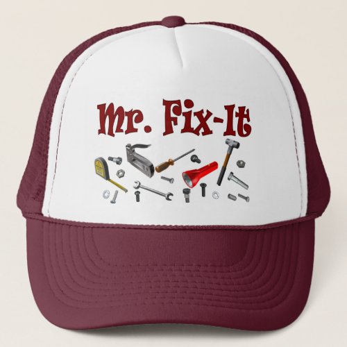 mr fix_it trucker hat