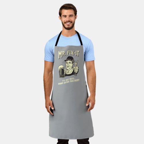 Mr Fixit After this Beer Apron