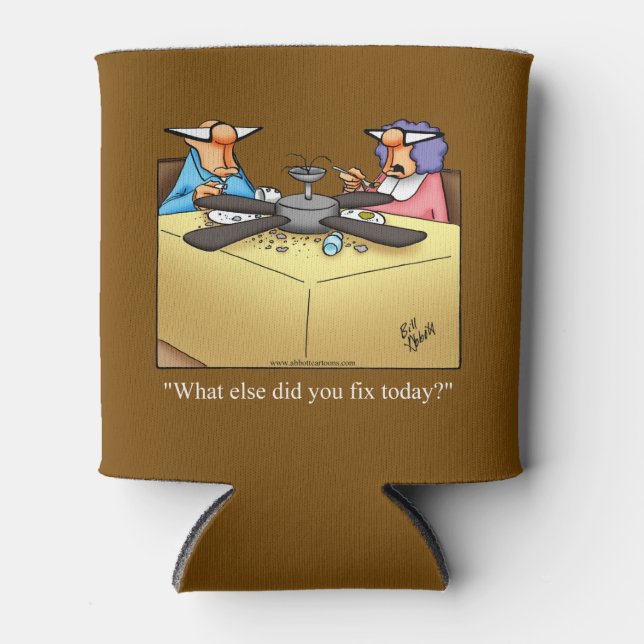  "Mr. Fixit" Humor Can Cooler Gift (Front)