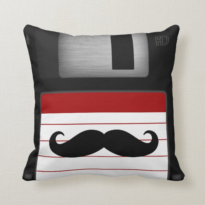 Mr. Floppy Disk pillow