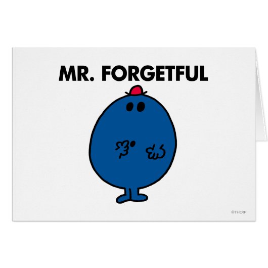 Mr. Forgetful | What Was I Doing Cards (Front Horizontal)
