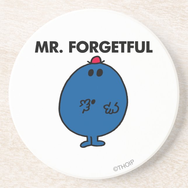 Mr. Forgetful | What Was I Doing Drink Coaster (Front)