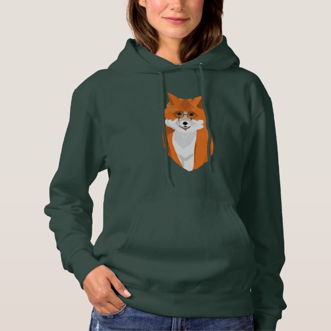 Mr. Fox is the reader  Hoodie (Front)
