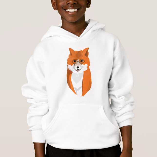 Mr. Fox is the reader  Hoodie (Front)