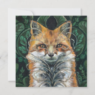 Mr. Fox Painting Note Card