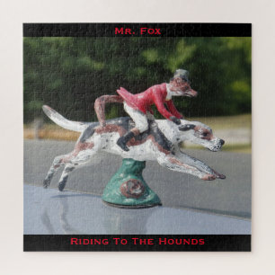Mr Fox Riding To The Hounds Jigsaw Puzzle