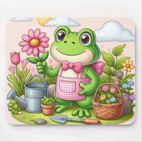 Mr Frog Garden Buddy  Mouse Pad