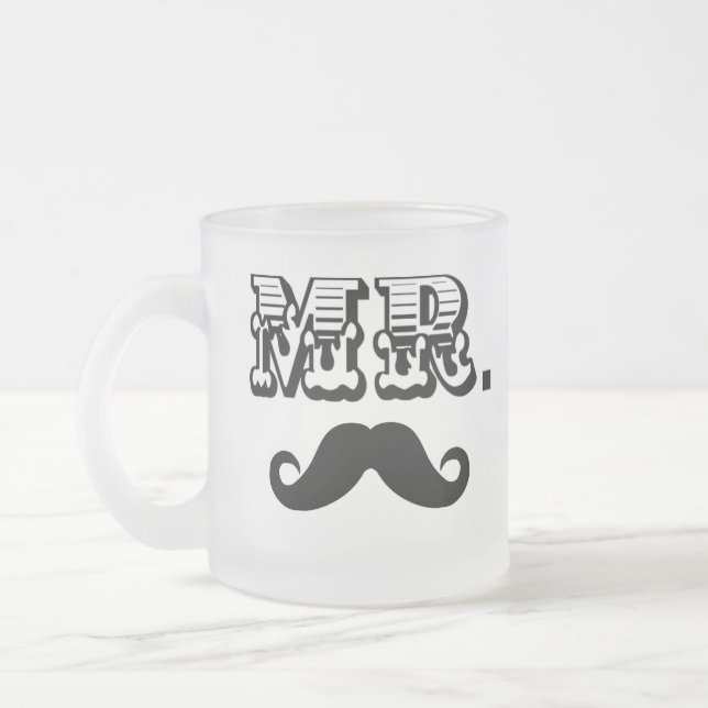 Mr. - frosted mug (Left)