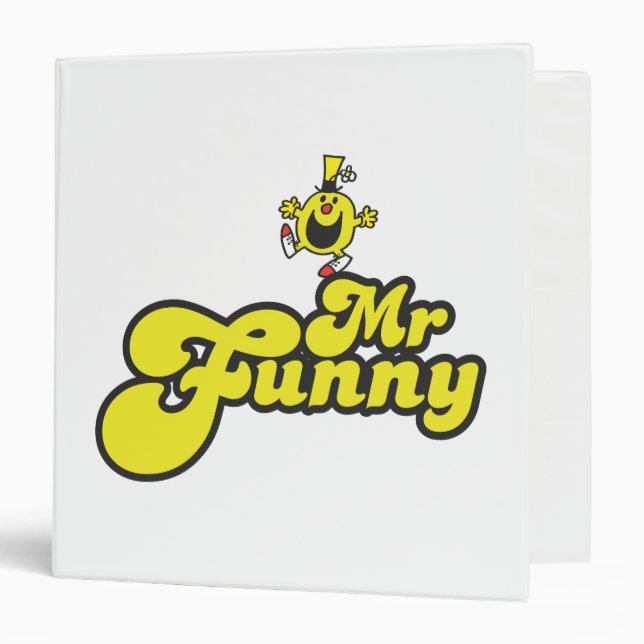 Mr. Funny Dancing On His Name Binder (Front/Inside)