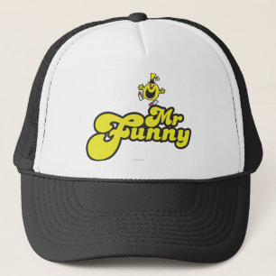 Mr. Funny Dancing On His Name Trucker Hat