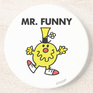 Mr. Funny   Funny Face Drink Coaster