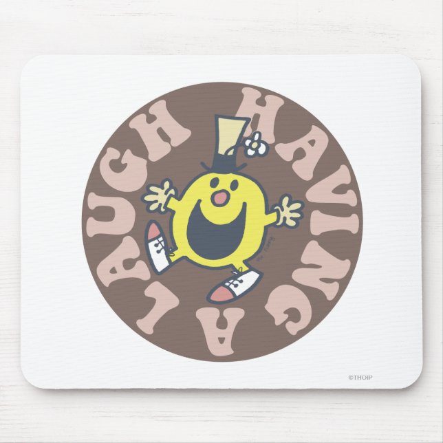 Mr. Funny Having A Laugh Mouse Pad (Front)