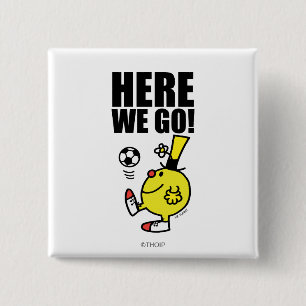 Mr. Funny Juggling A Soccer Ball Button