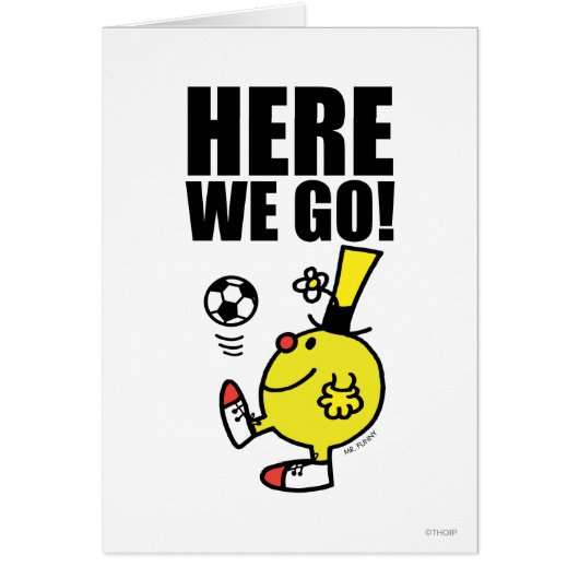 Mr. Funny Juggling A Soccer Ball Cards (Front)