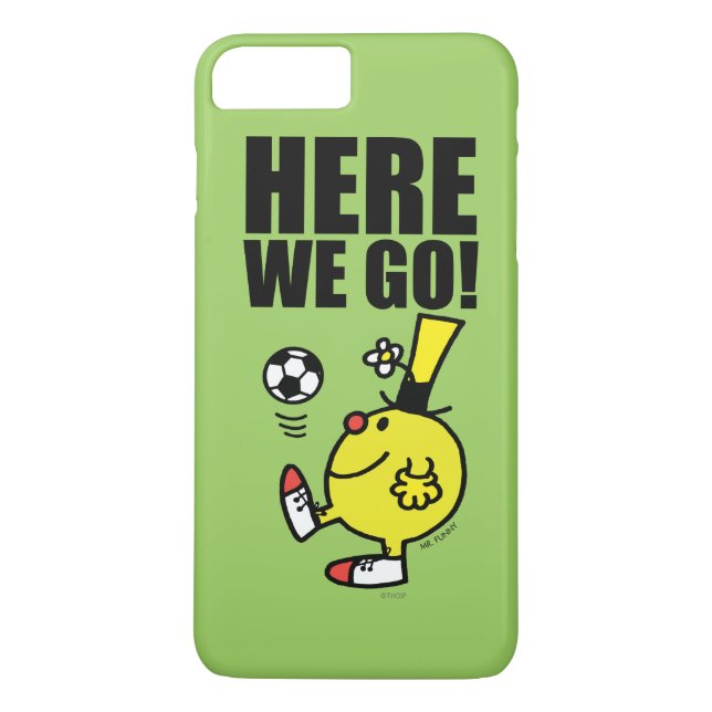 Mr. Funny Juggling A Soccer Ball Case-Mate iPhone Case (Back)