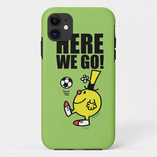 Mr. Funny Juggling A Soccer Ball Case-Mate iPhone Case (Back)