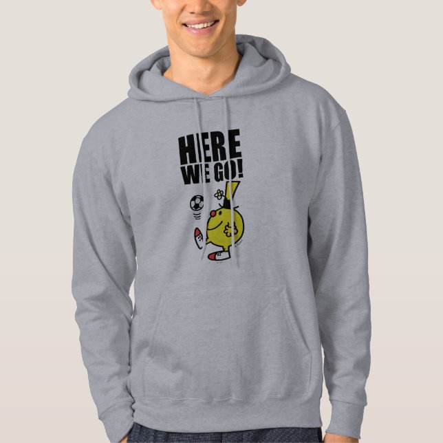 Mr. Funny Juggling A Soccer Ball Hoodie (Front)