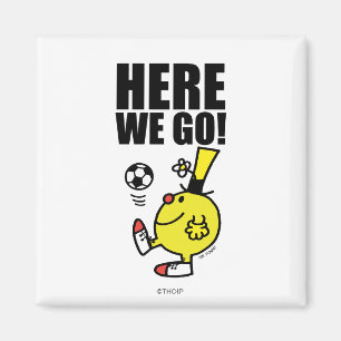 Mr. Funny Juggling A Soccer Ball Magnet
