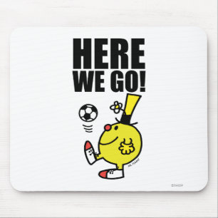Mr. Funny Juggling A Soccer Ball Mouse Pad