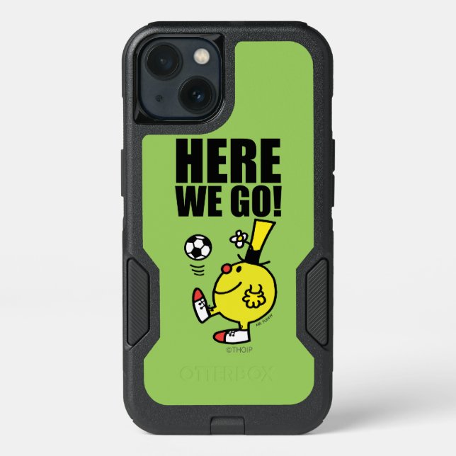 Mr. Funny Juggling A Soccer Ball Otterbox iPhone Case (Back)