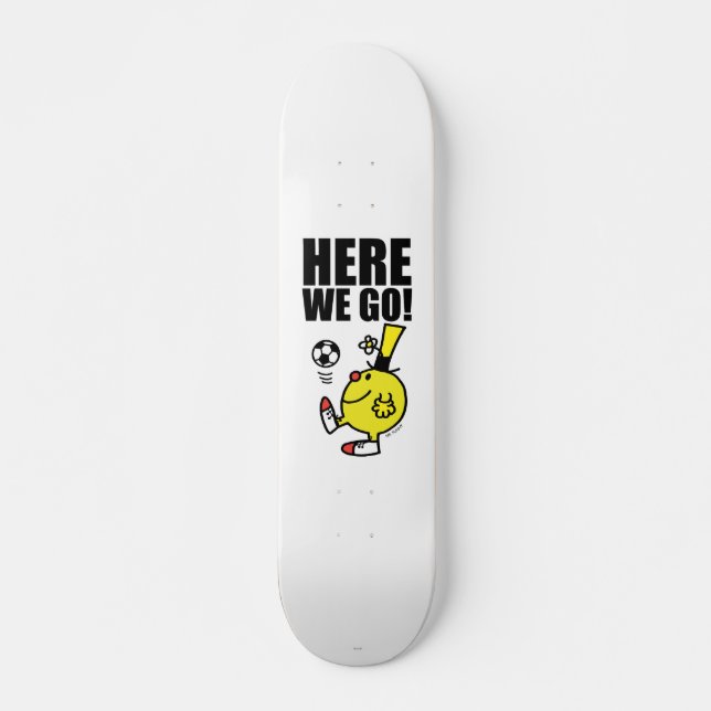 Mr. Funny Juggling A Soccer Ball Skateboard Deck (Front)