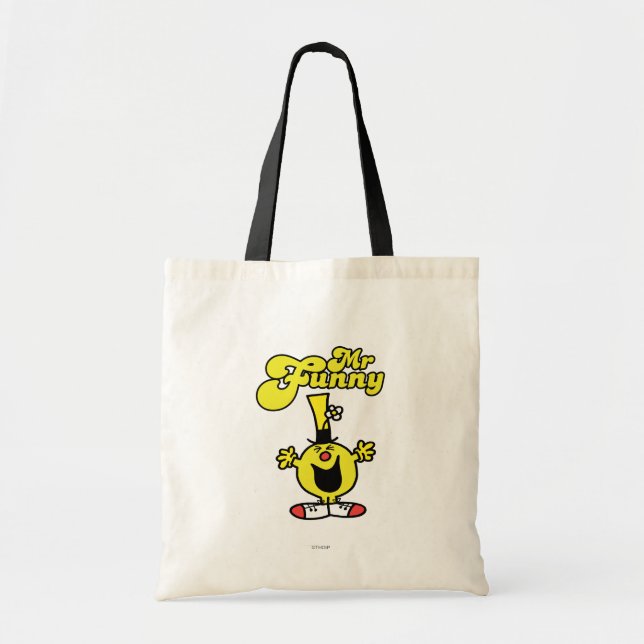 Mr. Funny Laughing Hysterically Tote Bag (Front)