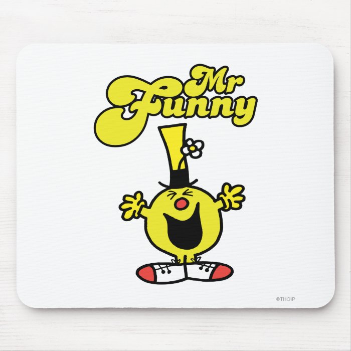 Mr Funny Logo 1 Mouse Pads