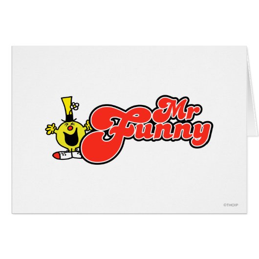 Mr. Funny | Red Lettering Cards (Front Horizontal)