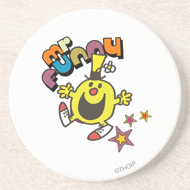 Mr. Funny | Shining Stars Drink Coaster (Front)