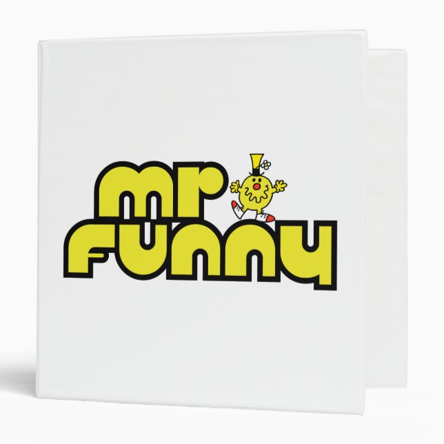Mr. Funny | Yellow Lettering Binder (Front/Inside)