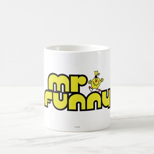 Mr. Funny | Yellow Lettering Coffee Mug (Center)