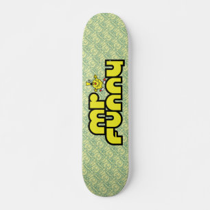 Mr. Funny Yellow Lettering Skateboard Deck