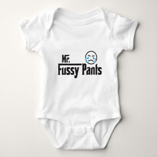 Mr Fussy Pants Baby Bodysuit