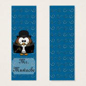 Mr. Gold Mustache Owl (Front & Back)
