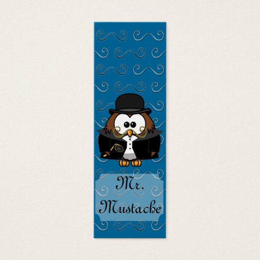 Mr. Gold Mustache Owl (Front)