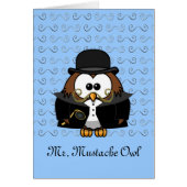 Mr. Gold Mustache Owl (Front)