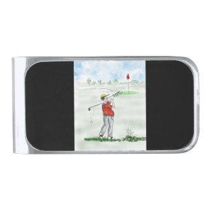 Mr. Golf Money Clip