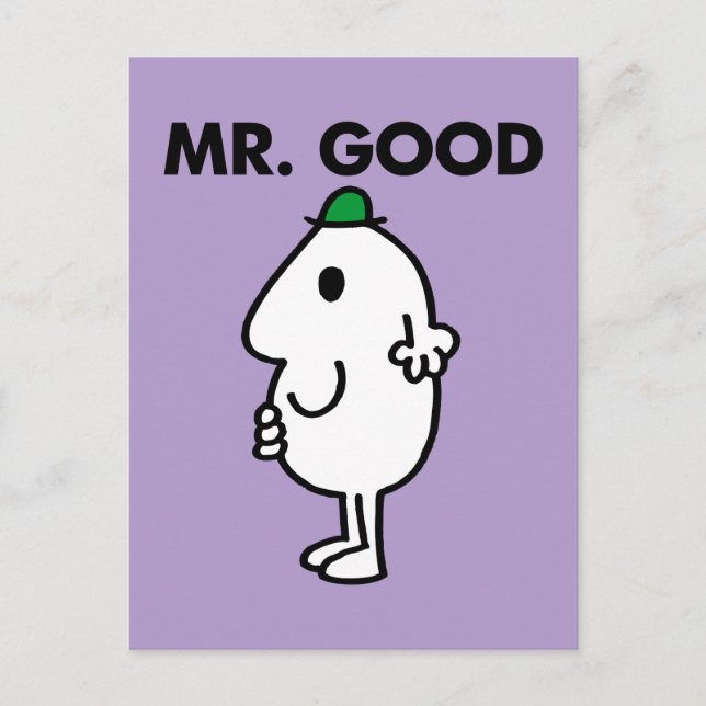 Mr. Good | Green Hat Postcard (Front)
