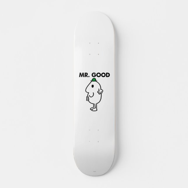 Mr. Good | Green Hat Skateboard Deck (Front)