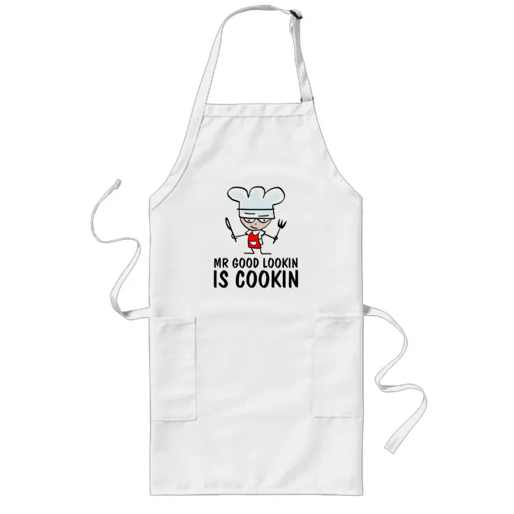 Mr good looking is cooking apron for men | Zazzle