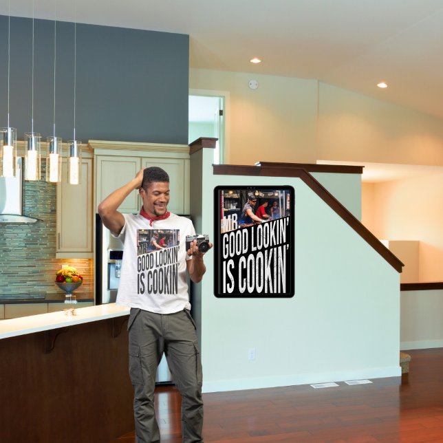 Mr Good Looking Is Cooking Funny Chef Father's Day T-Shirt (Creator Uploaded)