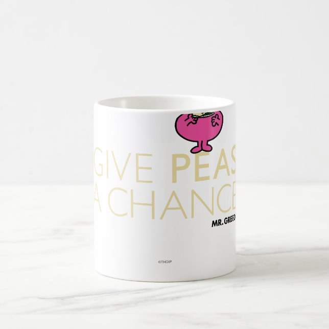 Mr. Greedy | Give Peas A Chance Coffee Mug (Center)
