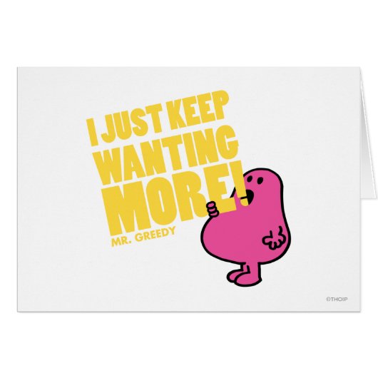 Mr. Greedy Wants More Cards (Front Horizontal)