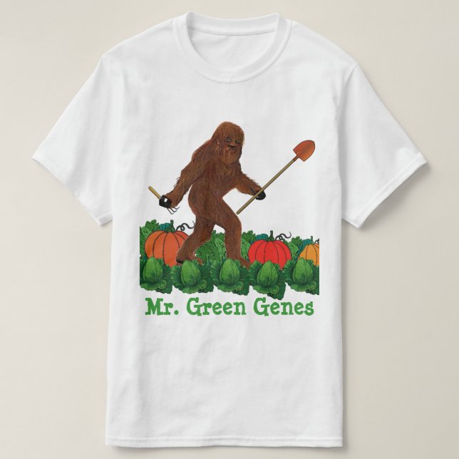 Mr. Green Genes T-Shirt (Design Front)