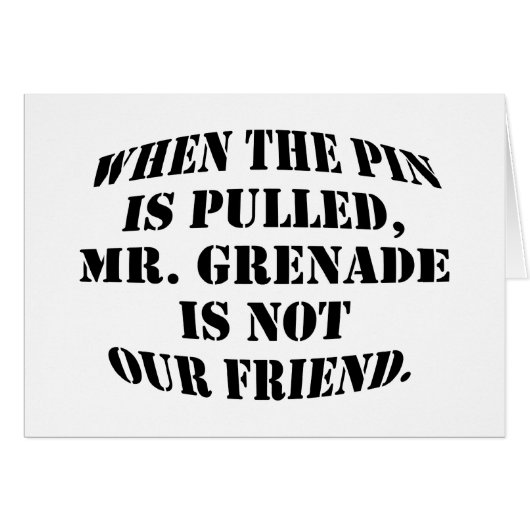 Mr. Grenade Cards (Front Horizontal)
