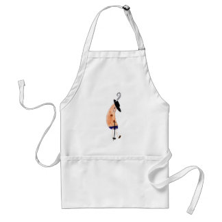 mr,grillwurst makes a bbq adult apron