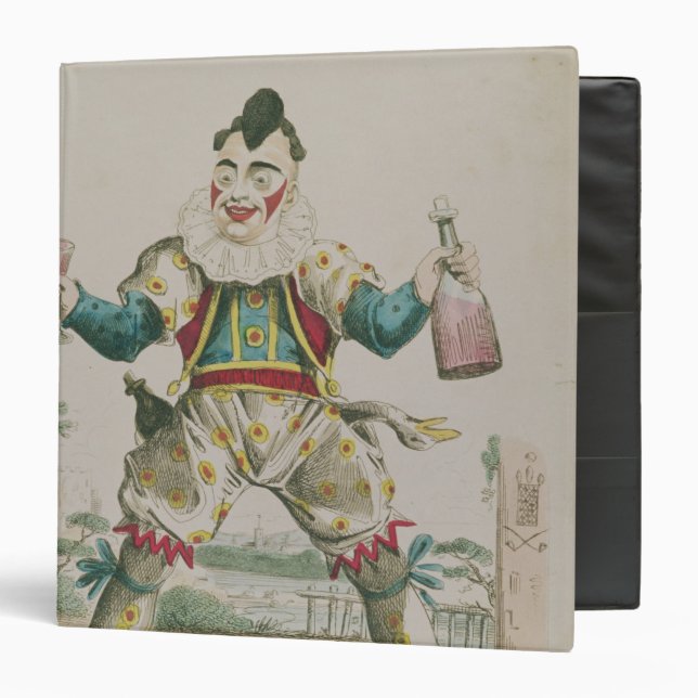 Mr. Grimaldi as Clown 3 Ring Binder (Front/Inside)