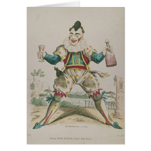 Mr. Grimaldi as Clown Cards (Front)