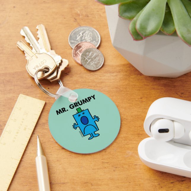 Mr. Grumpy | Frowning Face Keychain (Desk)